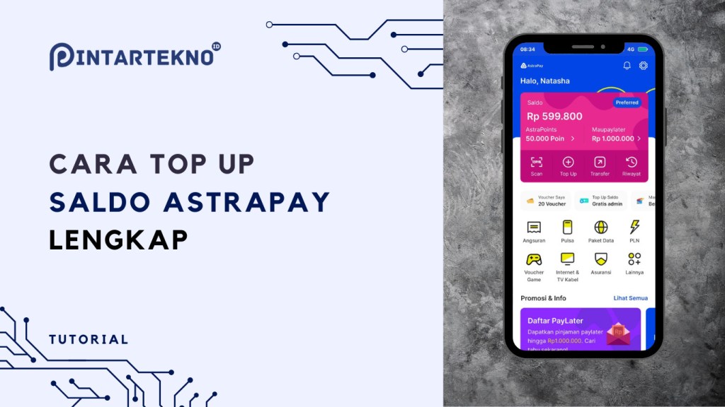 Cara Top Up Saldo Astrapay, Cara dan Kode Antar Bank